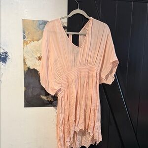 Chelsea28 Peach Swim Coverup